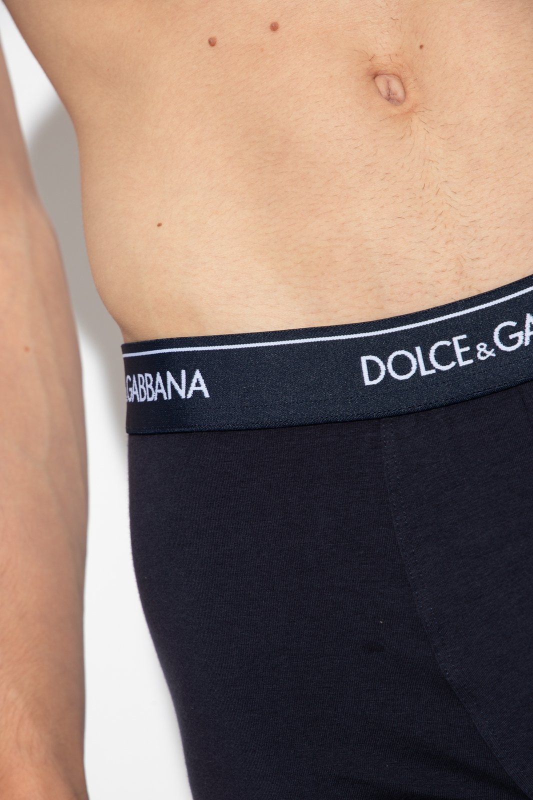 Dolce & Gabbana Set Of Two Logo Waistband Boxers