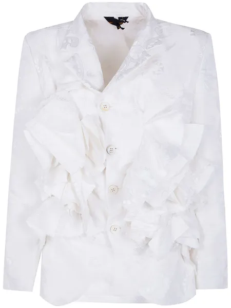 꼼데가르송 Comme Des Garçons 러플 버튼 블레이저