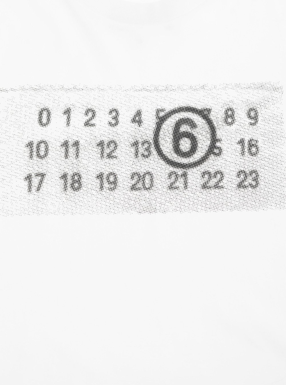 MM6 Maison Margiela Kids Numbers-Printed Crewneck T-Shirt