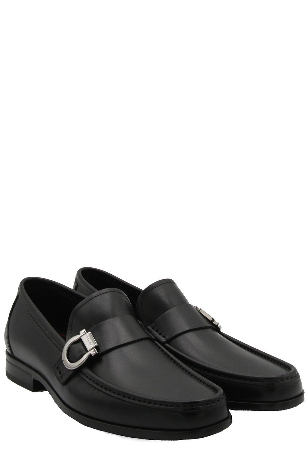 Salvatore Ferragamo Gancini-Plaque Slip-On Loafers