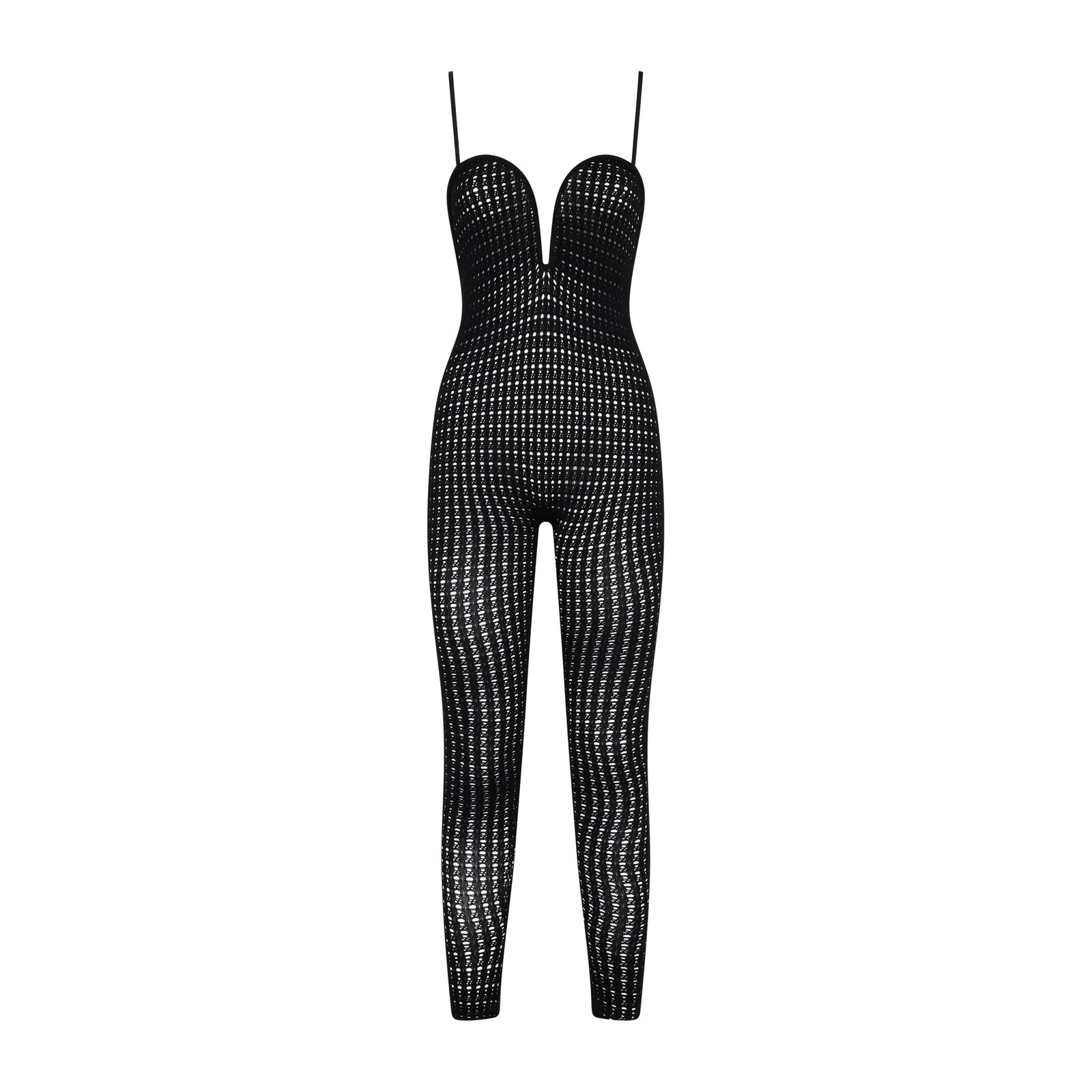 Alaïa Vienne Open Knit Jumpsuit