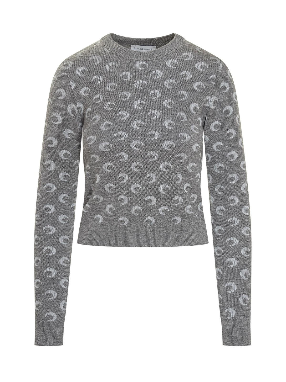 Marine Serre Moon Jacquard Knitted Sweater
