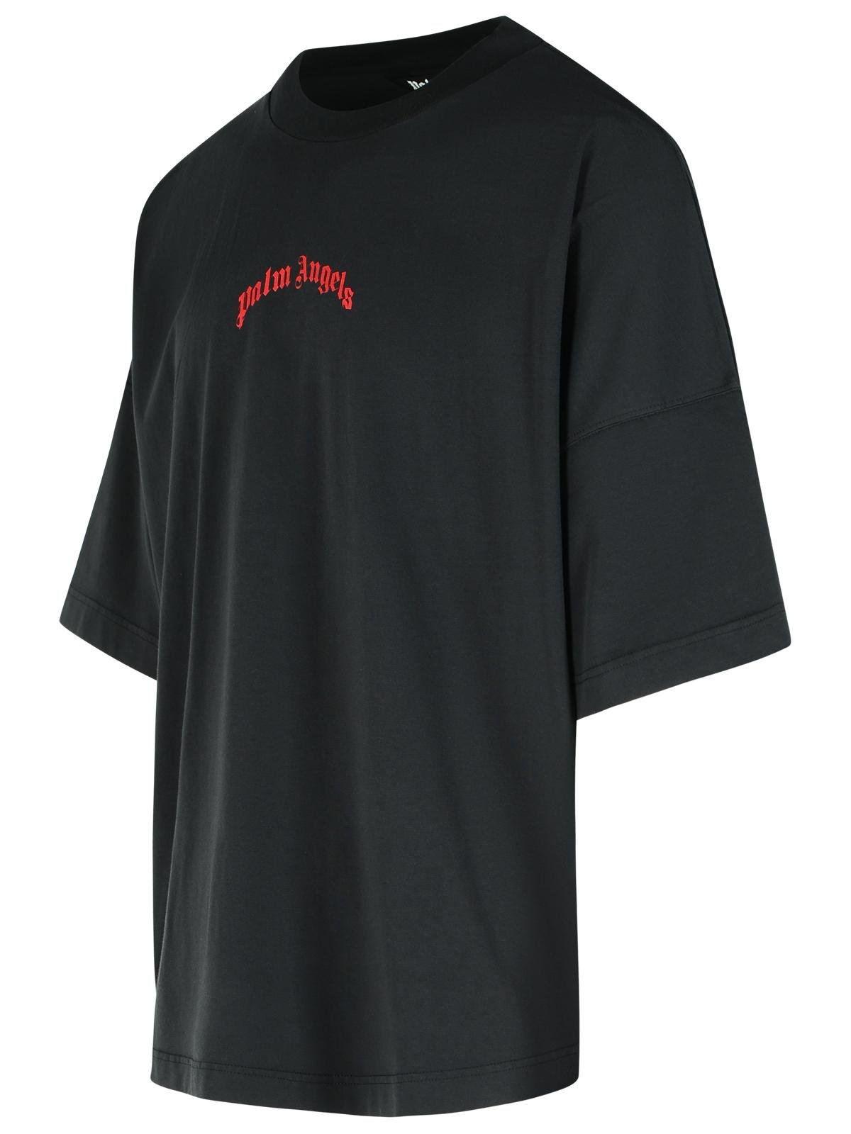 Palm Angels Back Curved Logo T-Shirt