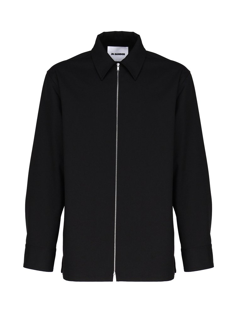 Jil Sander Zip-Up Straight Hem Shirt Jacket – Cettire