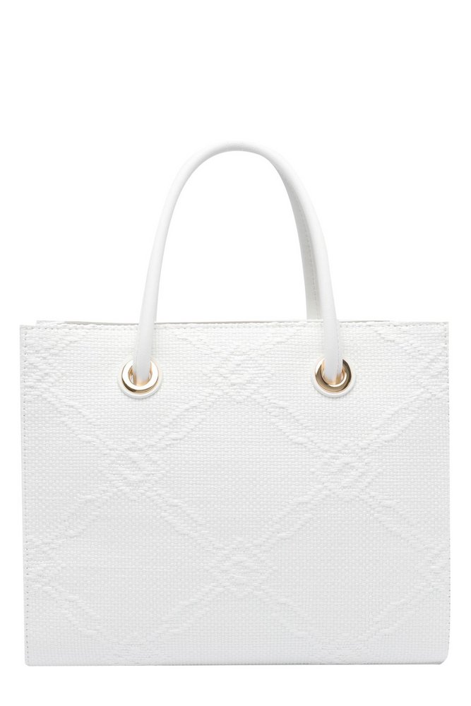 Elisabetta Franchi BS83A52E2360 関税送料込 Small tote bag in jacquard raffia | Elisabetta Franchi