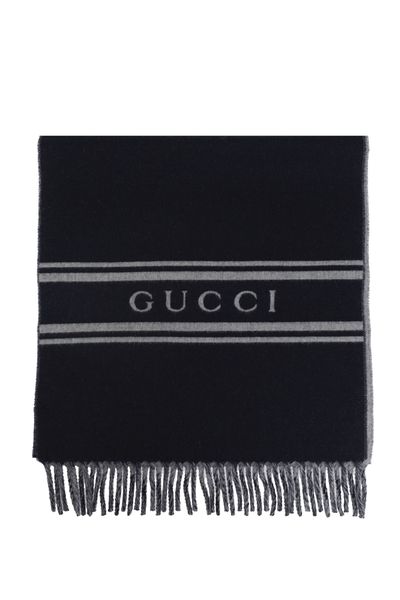 新品未使用 Gucci オールオーバー モノグラム ジャカード スカーフ 新品未使用 Gucci オールオーバー モノグラム ジャカード スカーフ