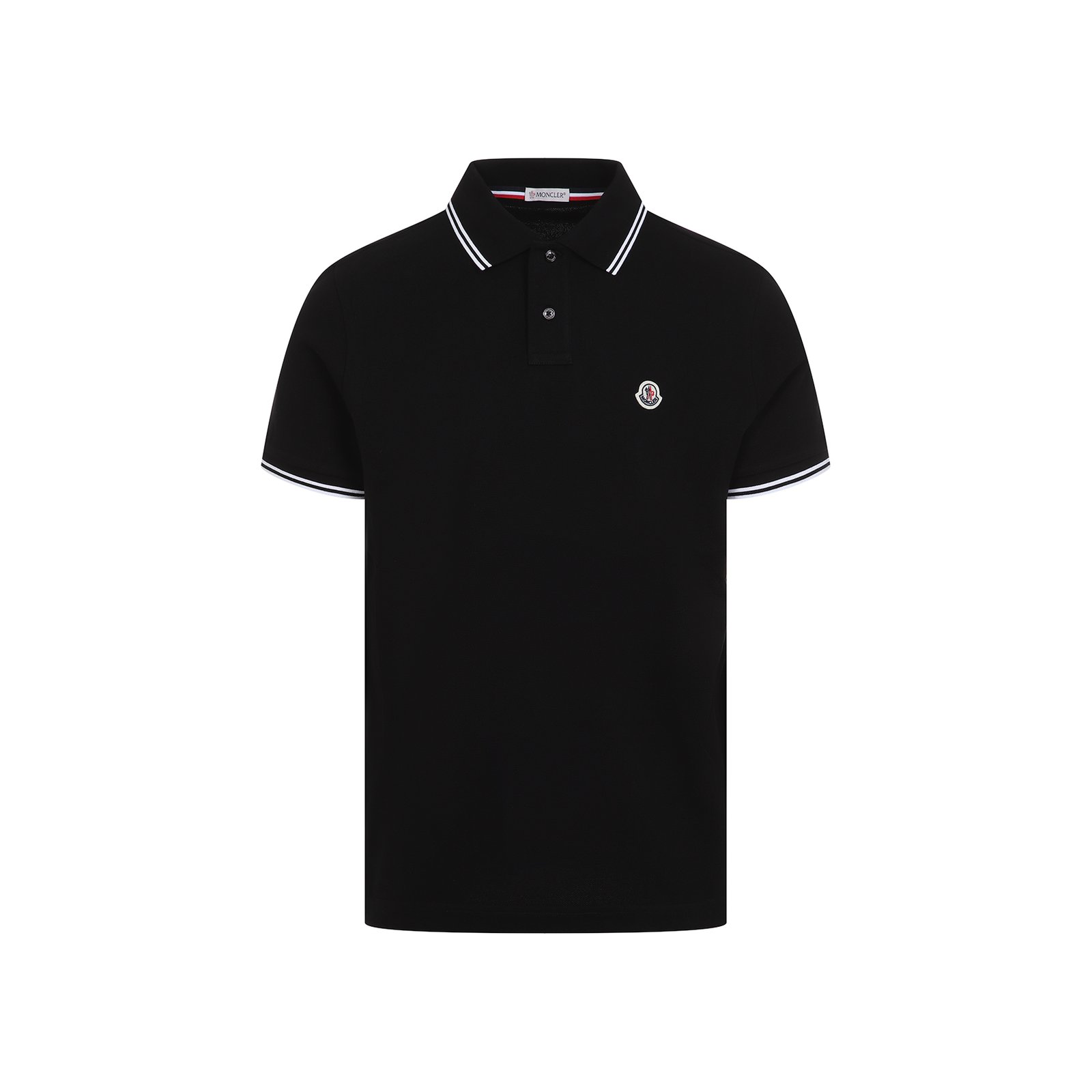 Moncler Logo Patch Short-Sleeved Polo Shirt