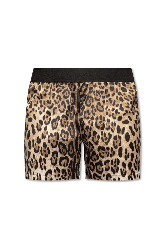 ドルチェ＆ガッバーナ ヒョウ柄ショートパンツ