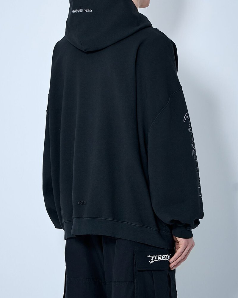 032C 페이스리스 후드 풀오버