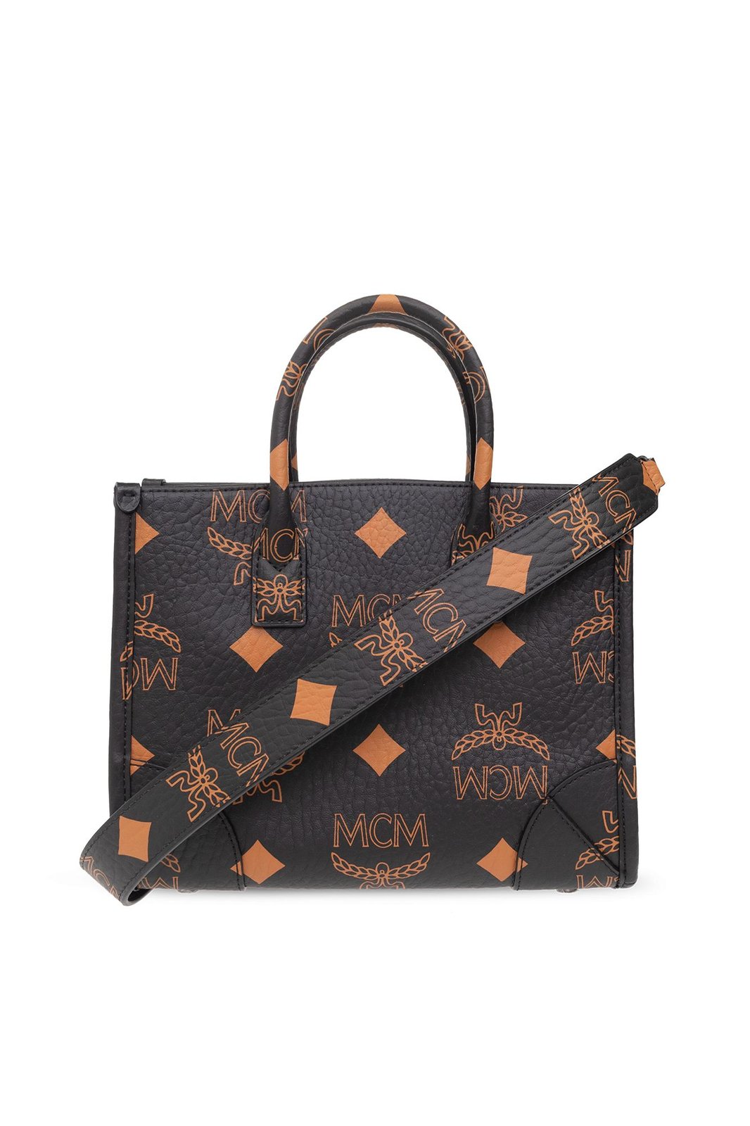 MCM München Monogrammierte Henkeltasche