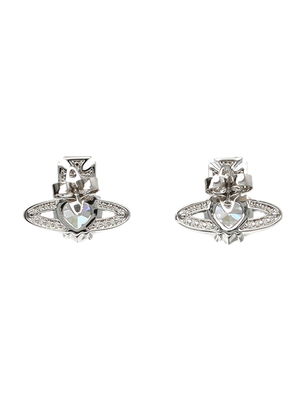 Vivienne Westwood Embellished Orb-Plaque Earrings