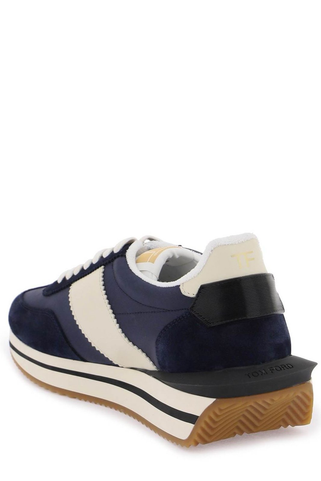 Tom Ford James Almond Toe Flatform Sneakers