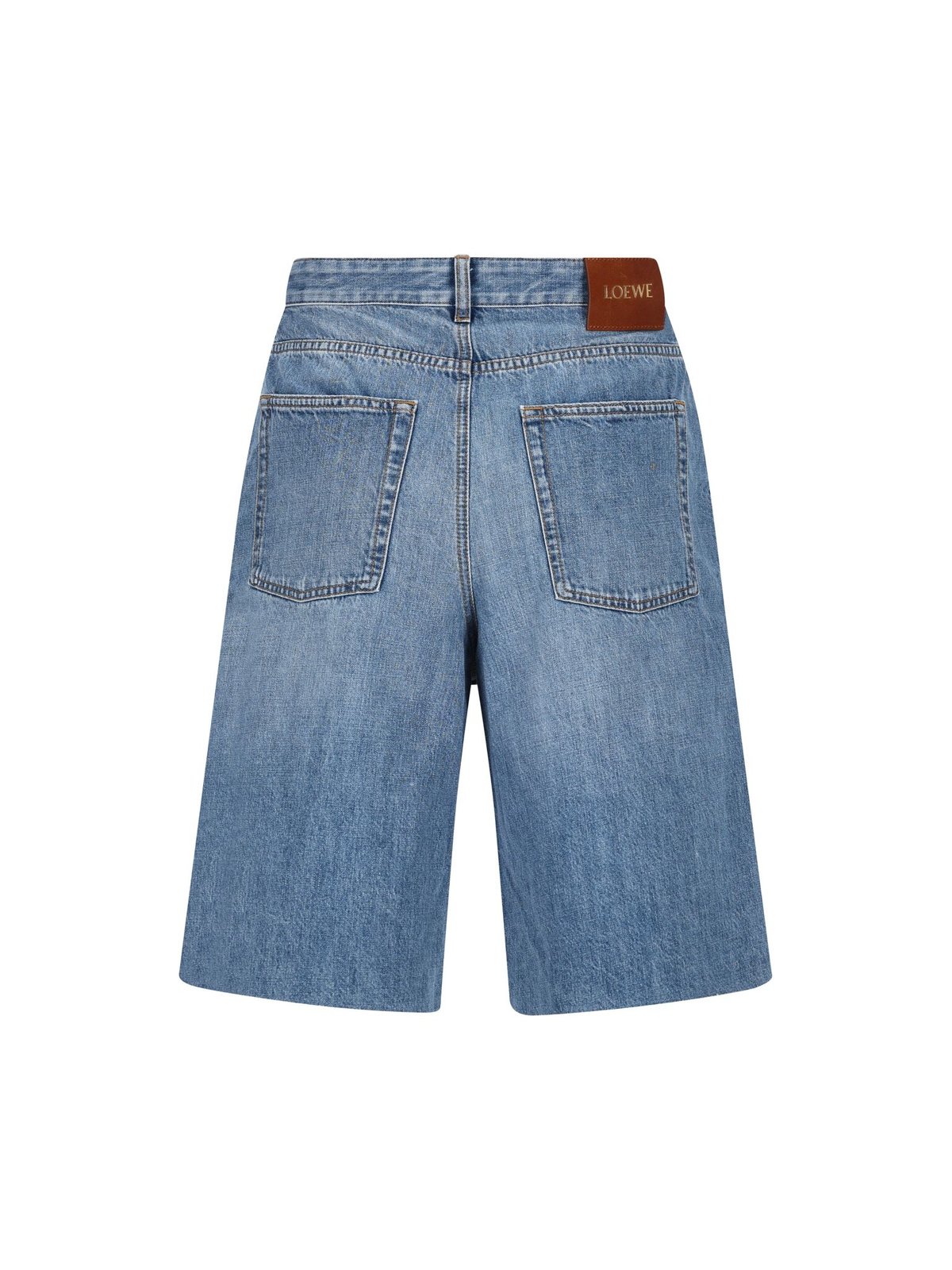 Loewe Anagram Denim Shorts