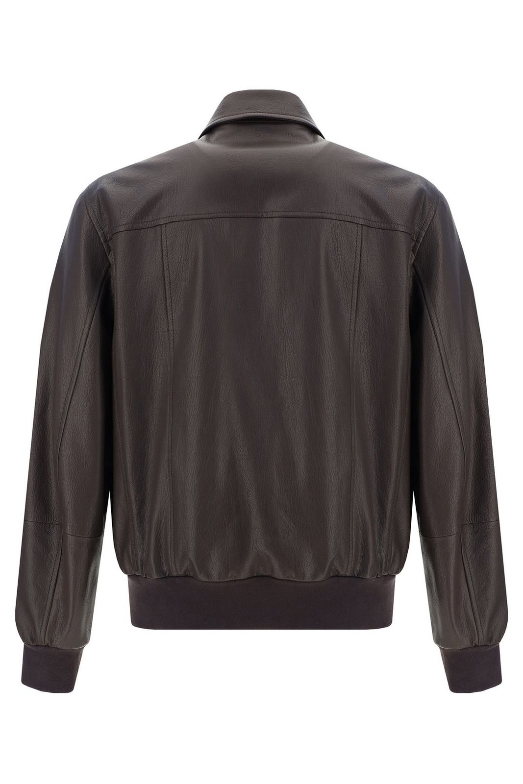 Brunello Cucinelli Aviator Zip-Up Leather Jacket