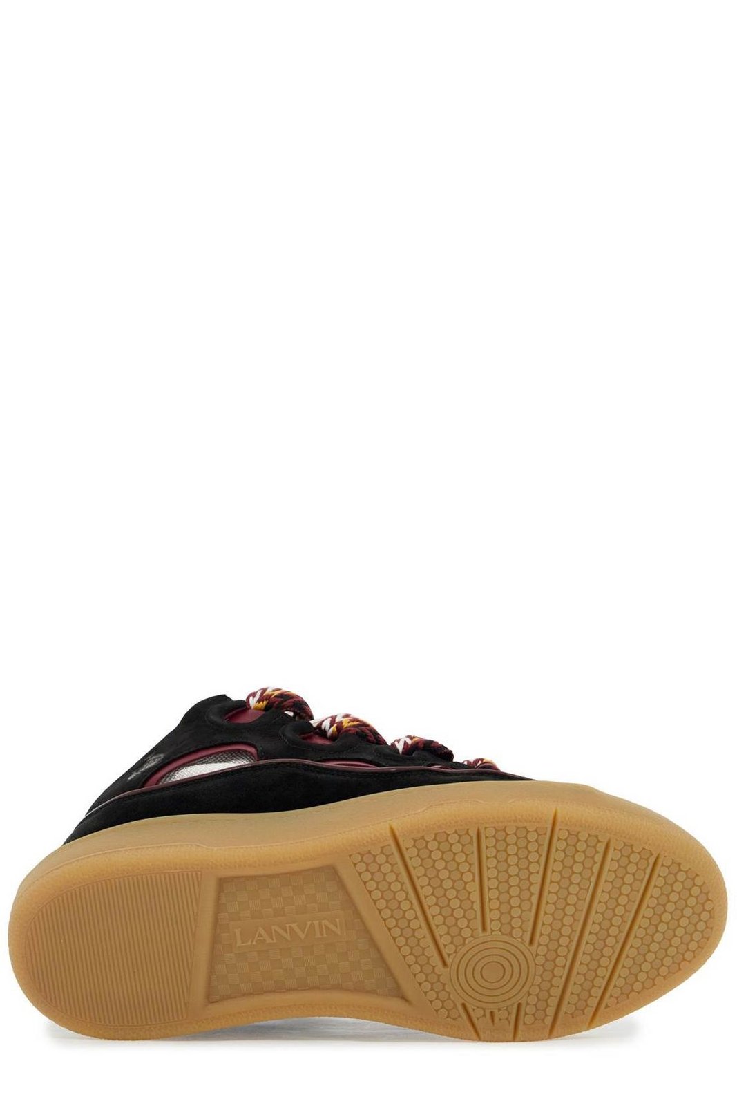 Lanvin Curb Lace-Up Sneakers