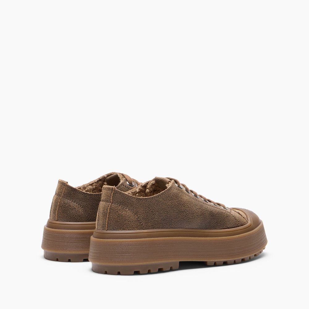 CASADEI 익스플로러 퍼 안감 스니커즈
