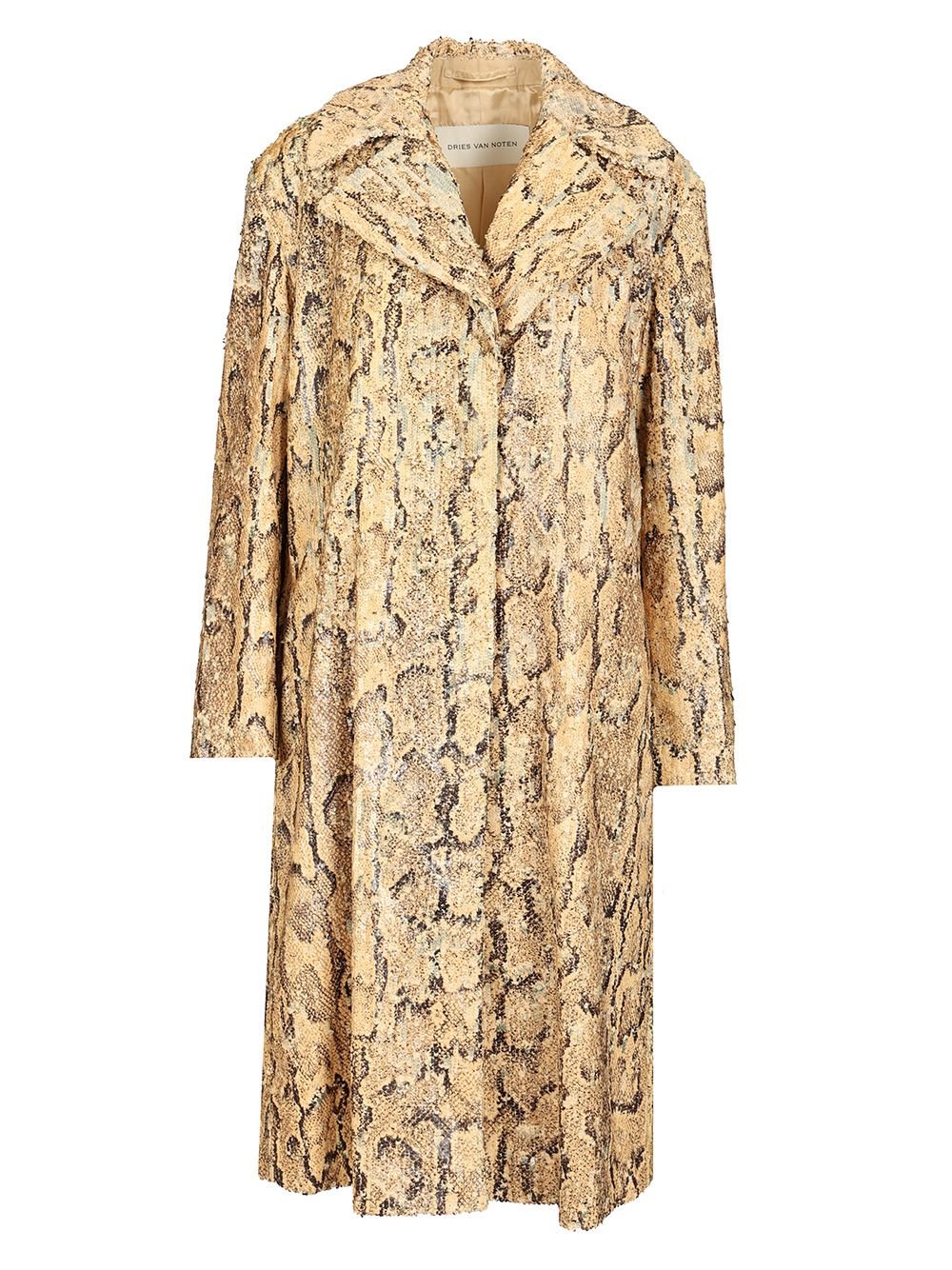 s*t様 本人期Dries Van Noten, Classic Camel C Cotton trench coat - Autumn-Winter Men | Dries Van Noten