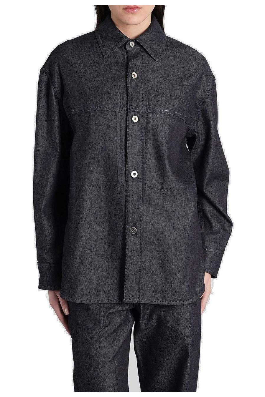 Jil Sander Twill Denim Shirt – Cettire