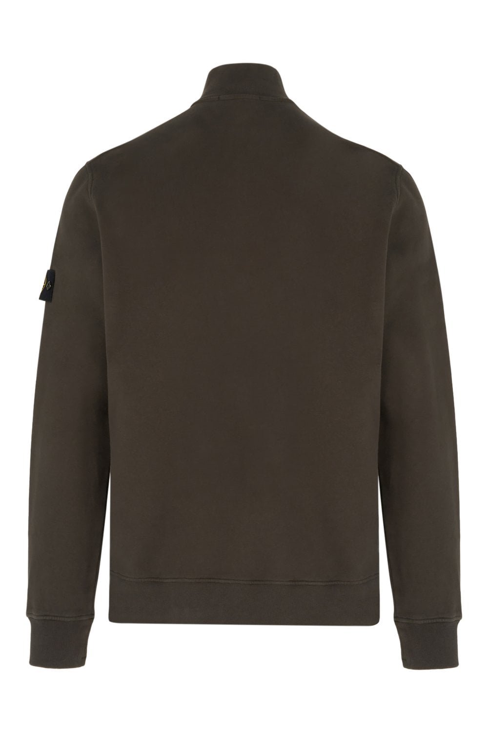 Stone Island Compass Patch Half-Zipped Sweatshirt