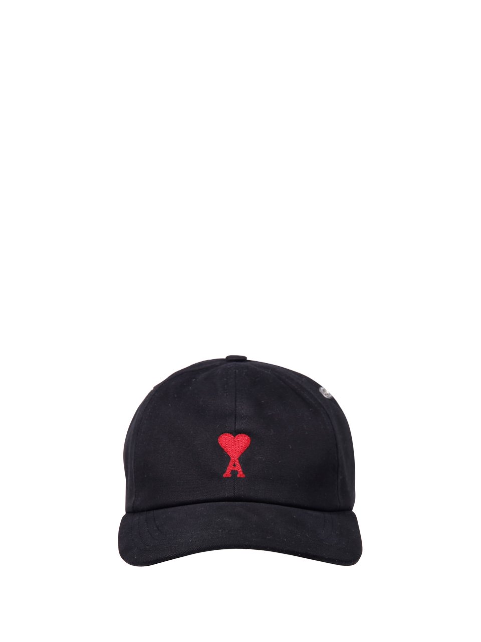 ★AMI ★ Logo Embroidered Curved Peakキャップ AMI Logo Embroidered Curved Peak Hat – Cettire