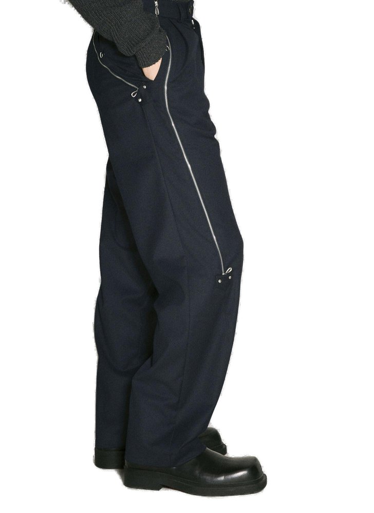 kiko kostadinov knox trouser 24aw キコ Kiko Kostadinov Black Knox Trousers Kiko Kostadinov