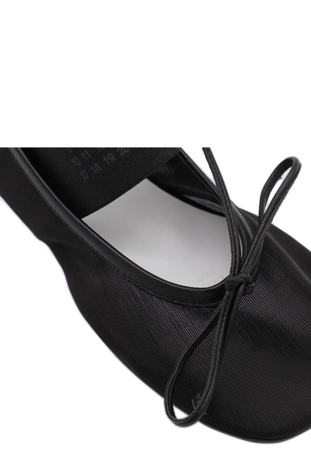 MM6 Maison Margiela Bow Detail Ballet Shoes