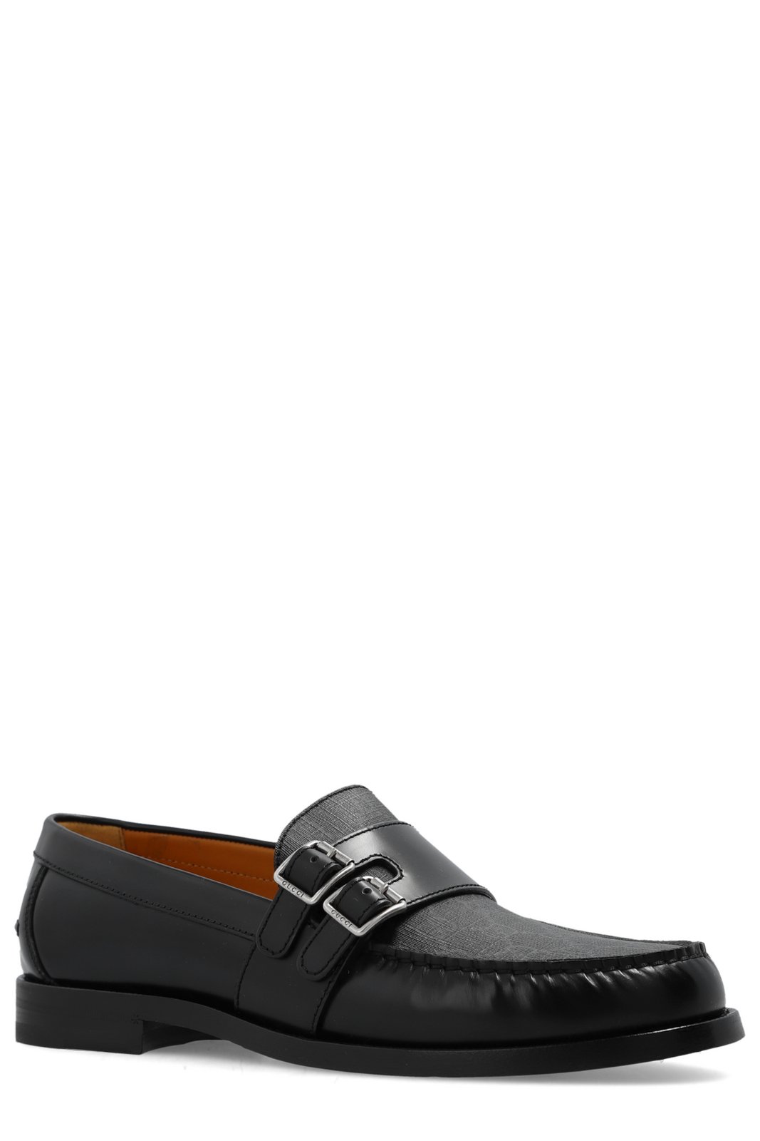 Gucci GG Supreme Buckle Loafers