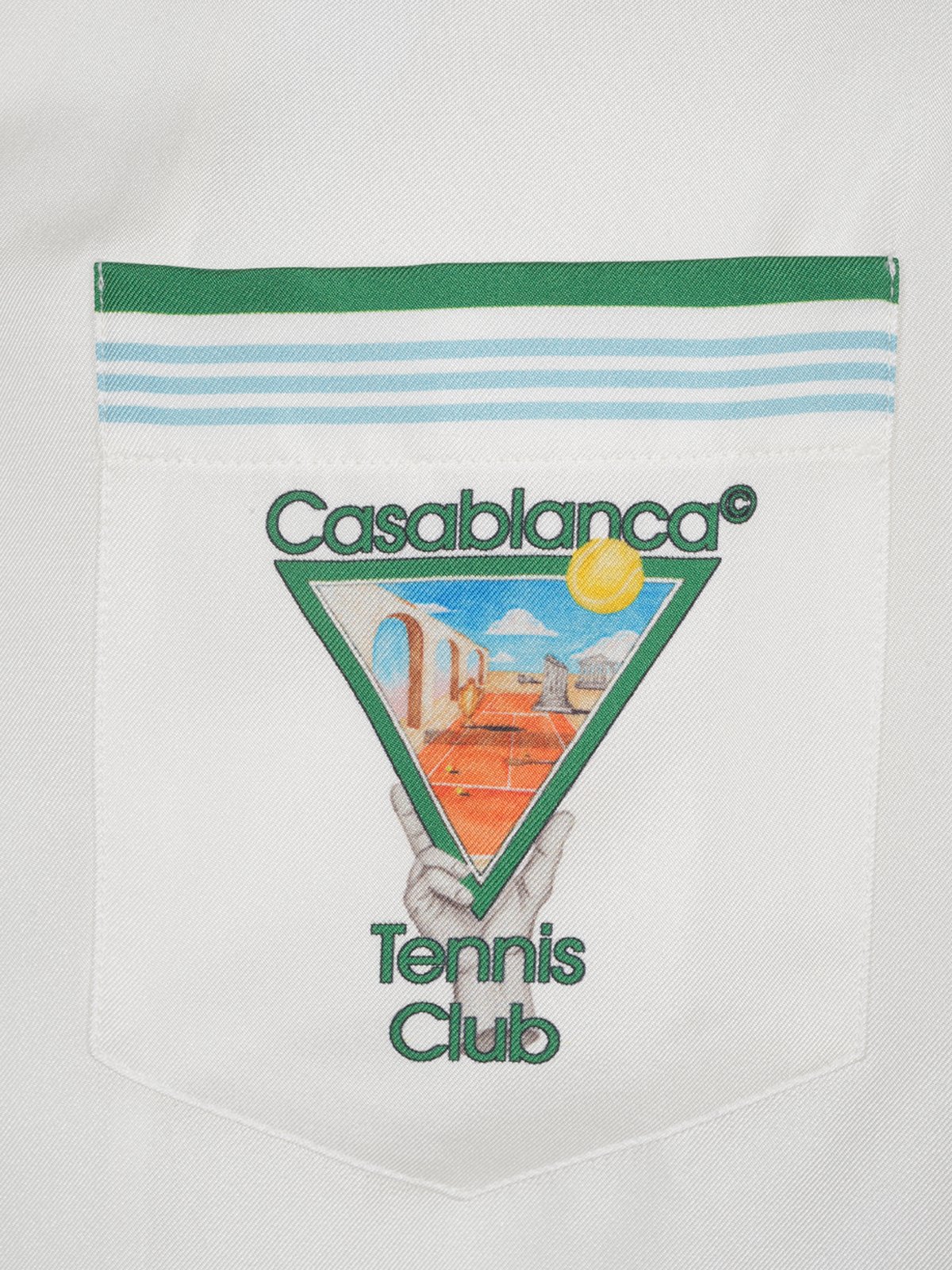 Casablanca Tennis Club Short-Sleeved Shirt
