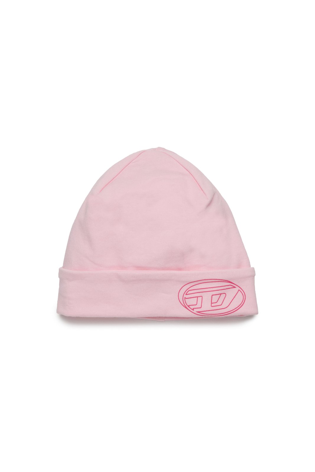 Diesel Kids Oval-D Logo Printed Beanie