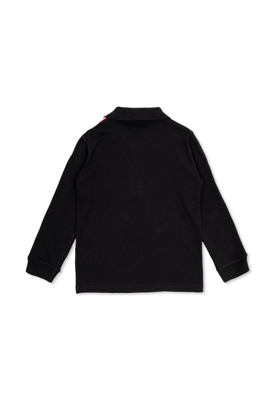 Moncler Enfant Logo Patch Long-Sleeved Polo Shirt
