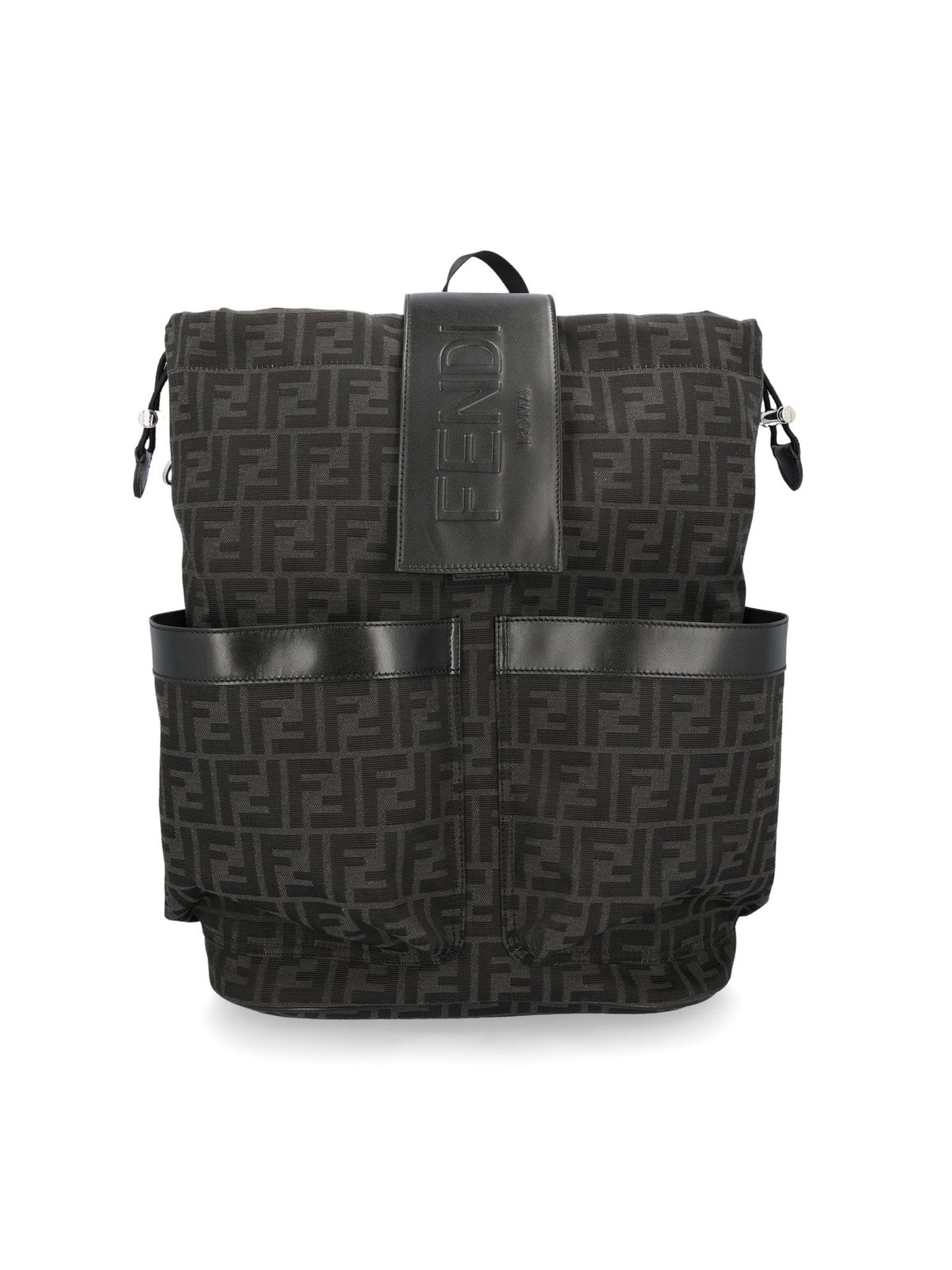 Fendi FF Jacquard Fendi Strike Medium Backpack