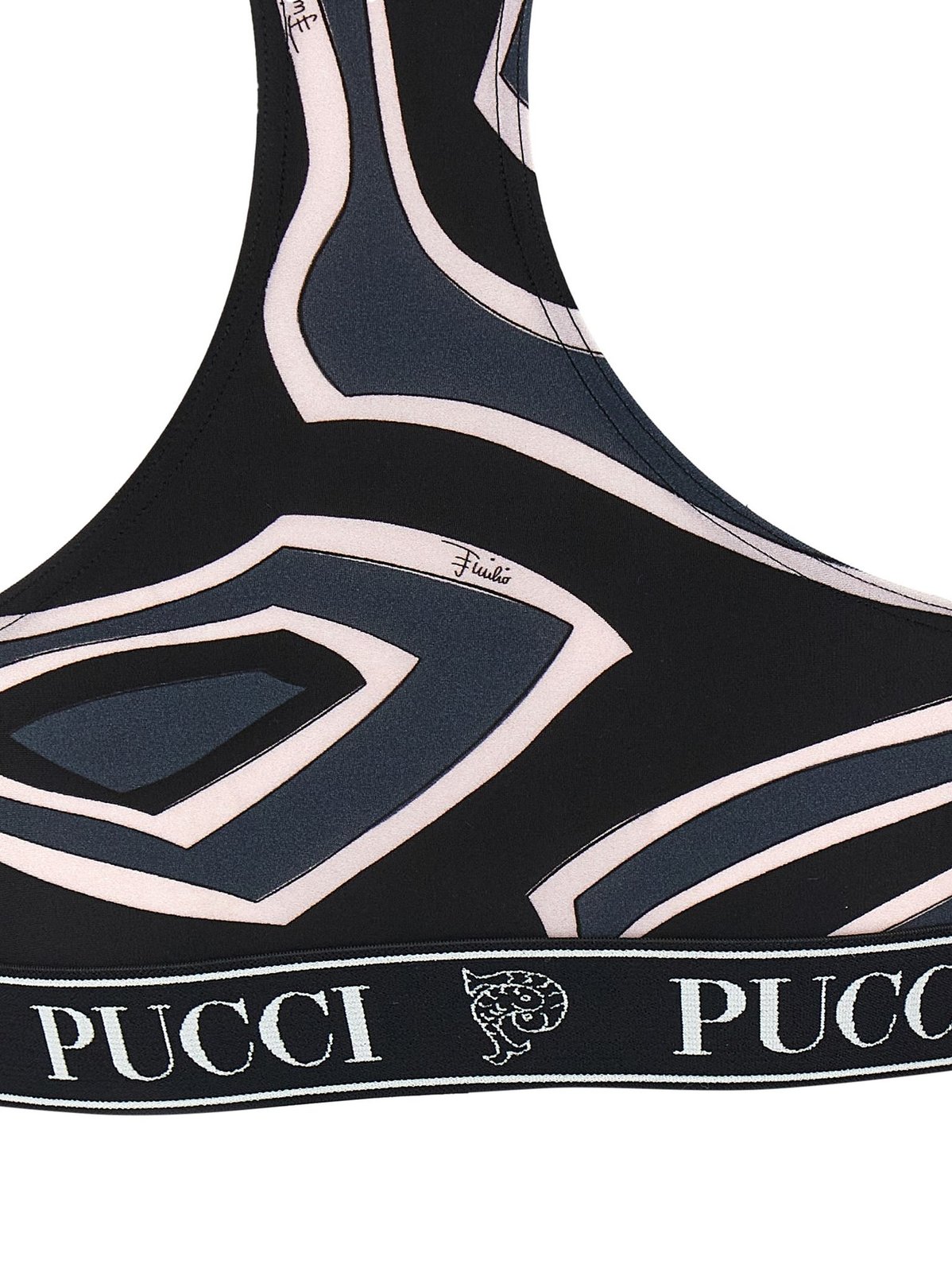 PUCCI Logo Printed Stretched Top