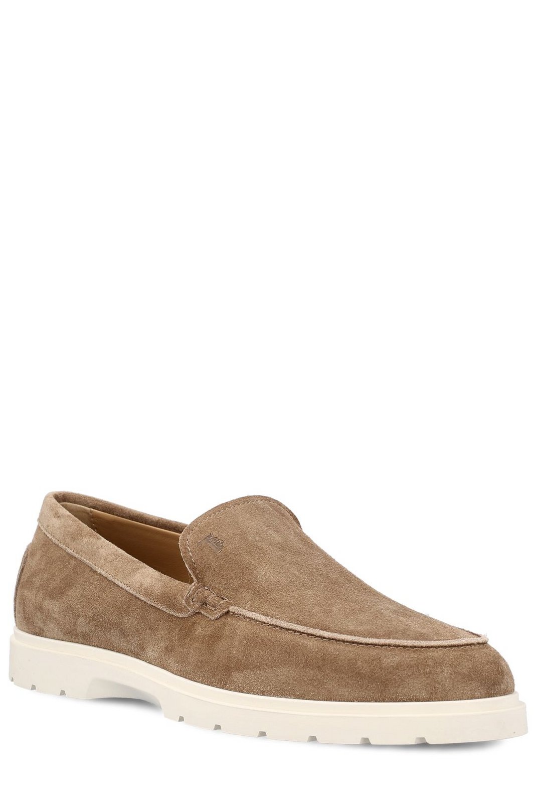 Tod's Round Toe Slip-On Loafers