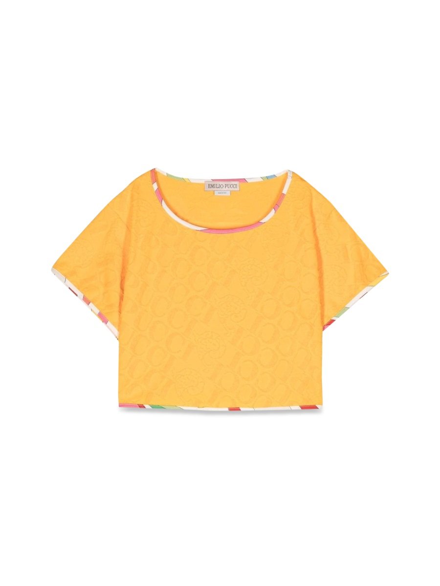 Emilio Pucci Cropped Tee