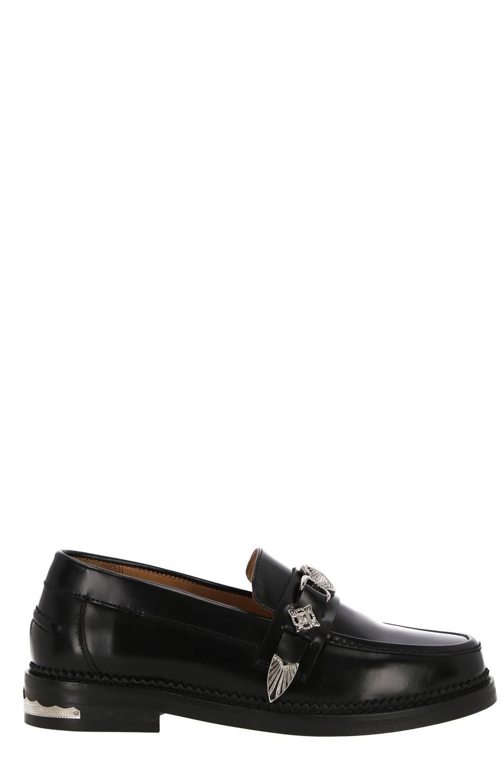 Toga Pulla Stud Embellished Round Toe Loafers – Cettire