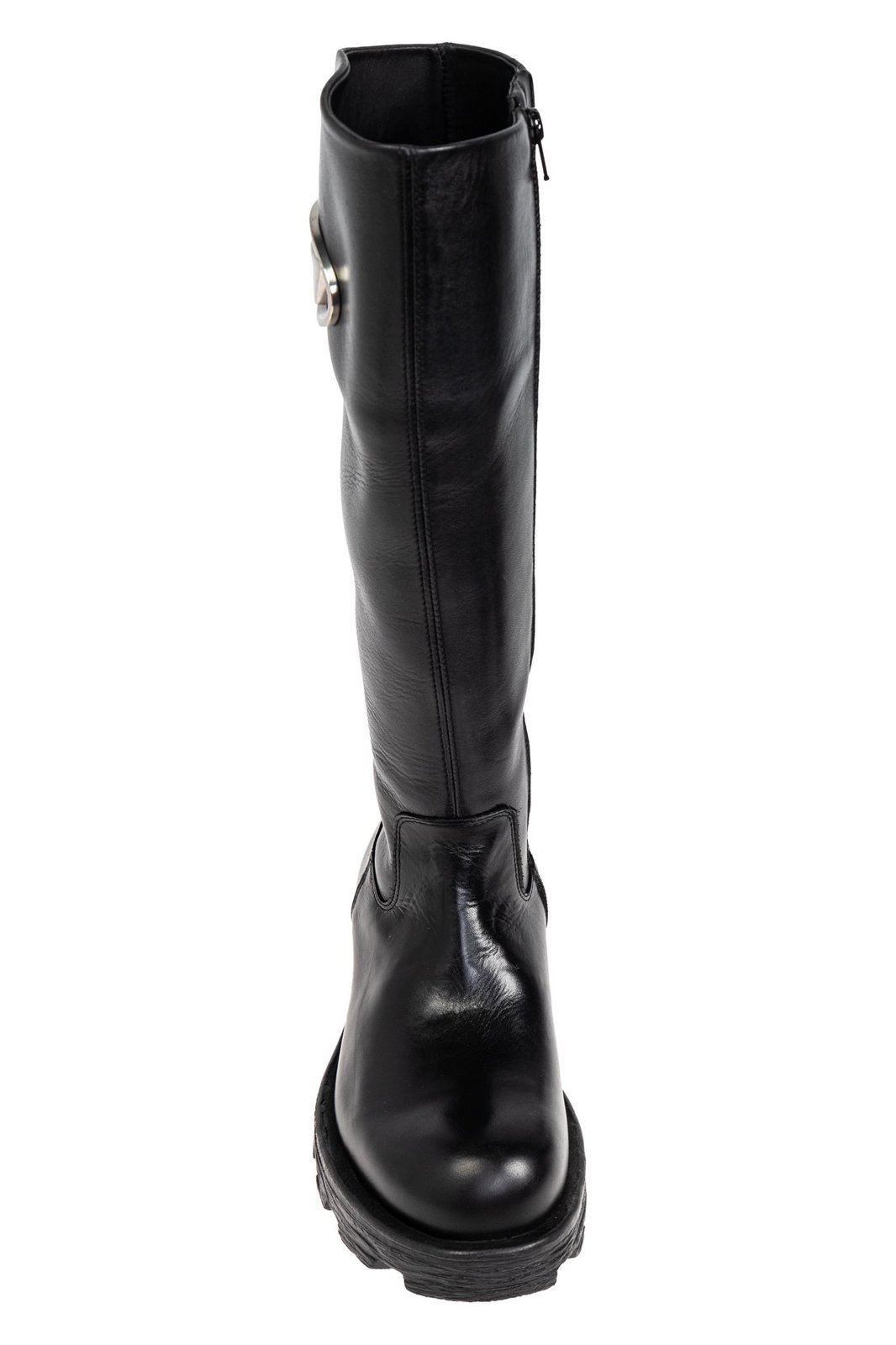 Diesel Oval D Logo Plaque Knee-Length Boots