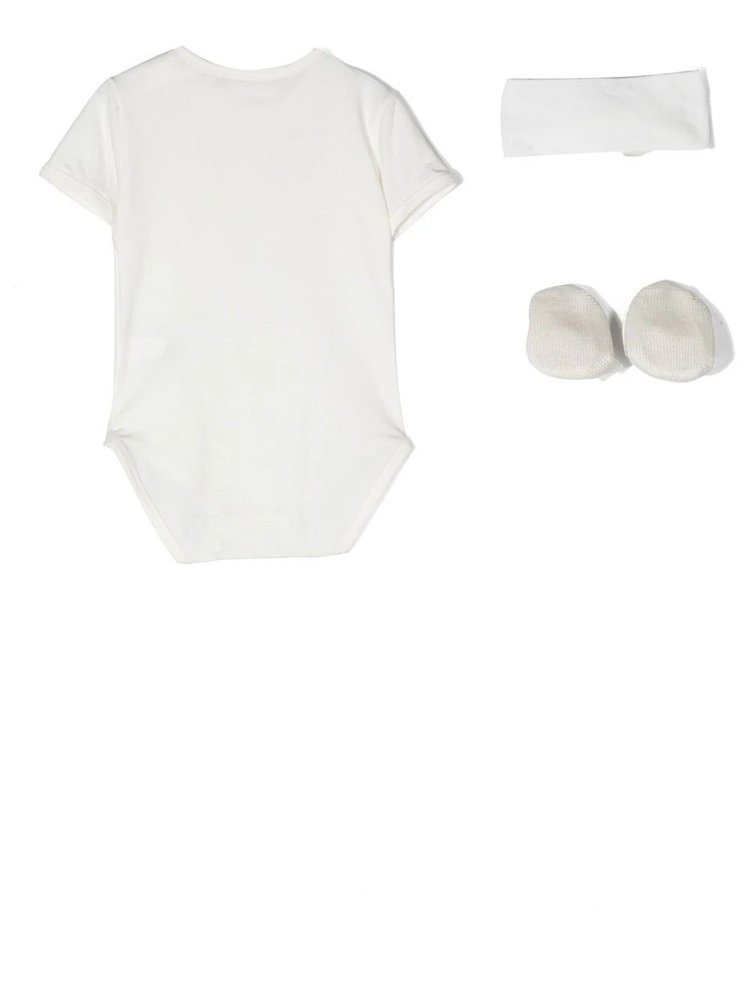 La Perla Kids 장식된 롬퍼 세트