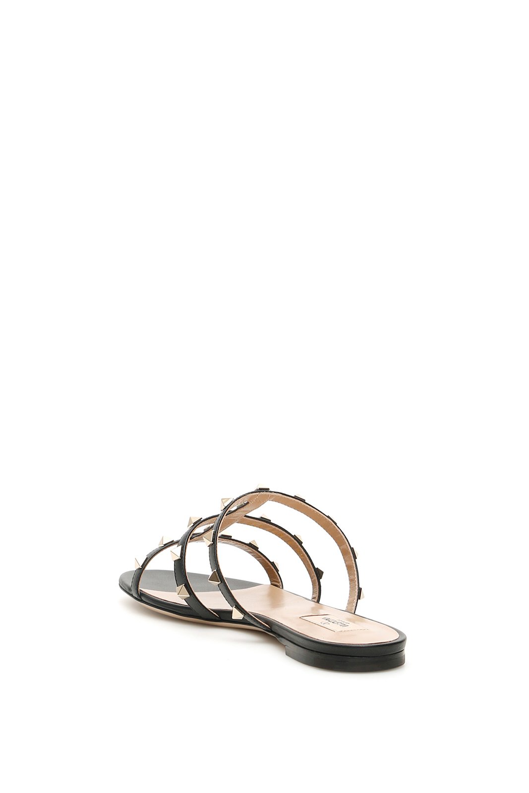 Valentino Garavani Appliqué Rockstud Slides