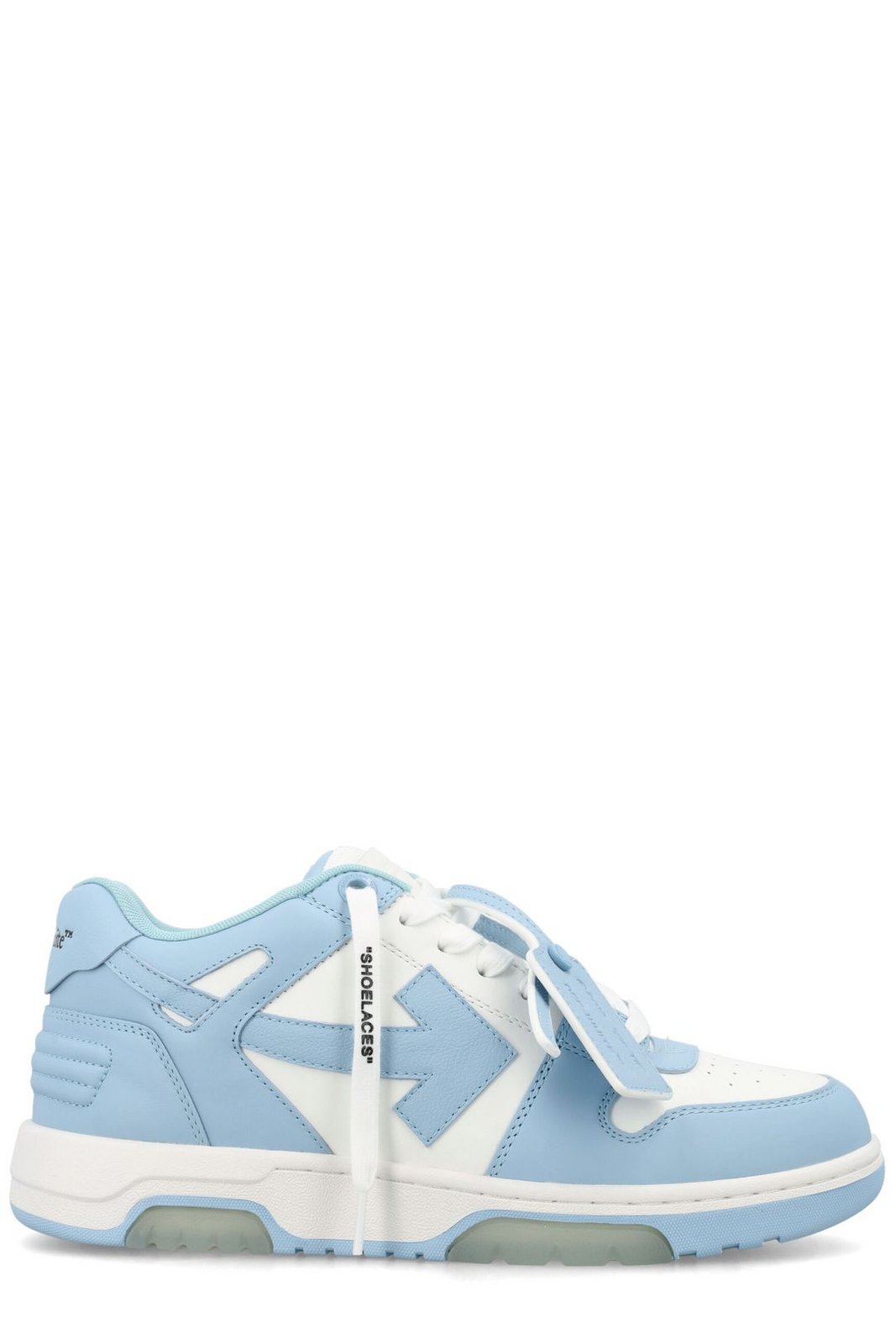 Off-White Out Of Office Round Toe Lace-Up Sneakers