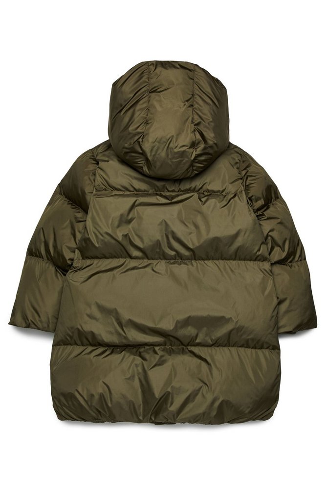 MM6 Maison Margiela Kids 넘버릭 로고 패치 패딩 후드 재킷