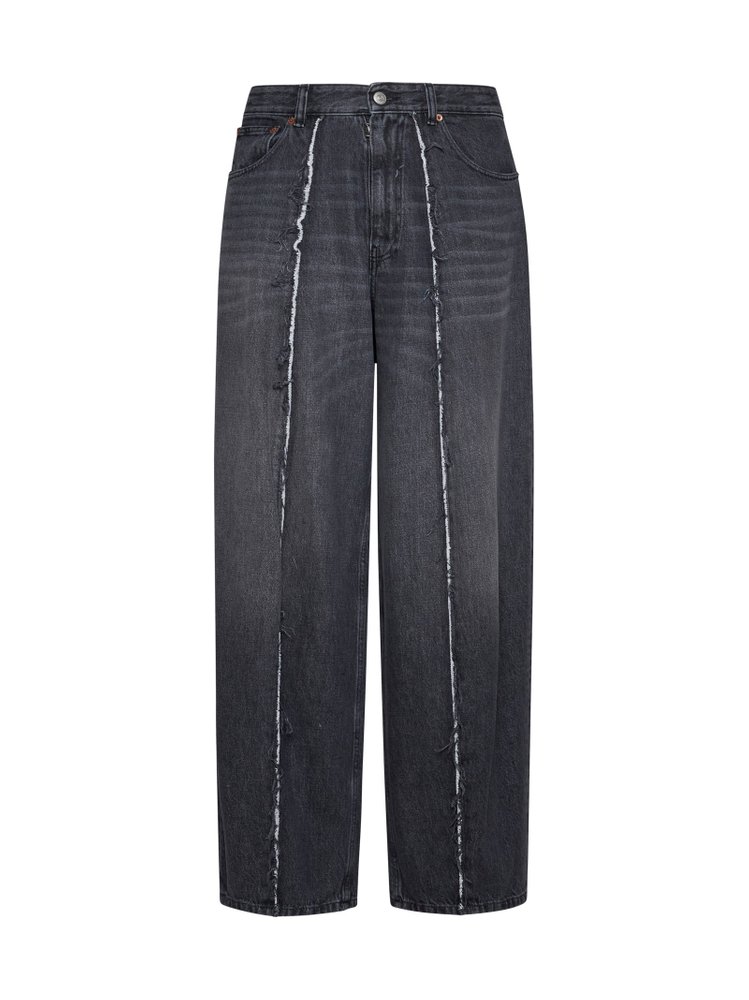 MM6 メゾン マルジェラ ワイドレッグ ハイライズ ジーンズ 