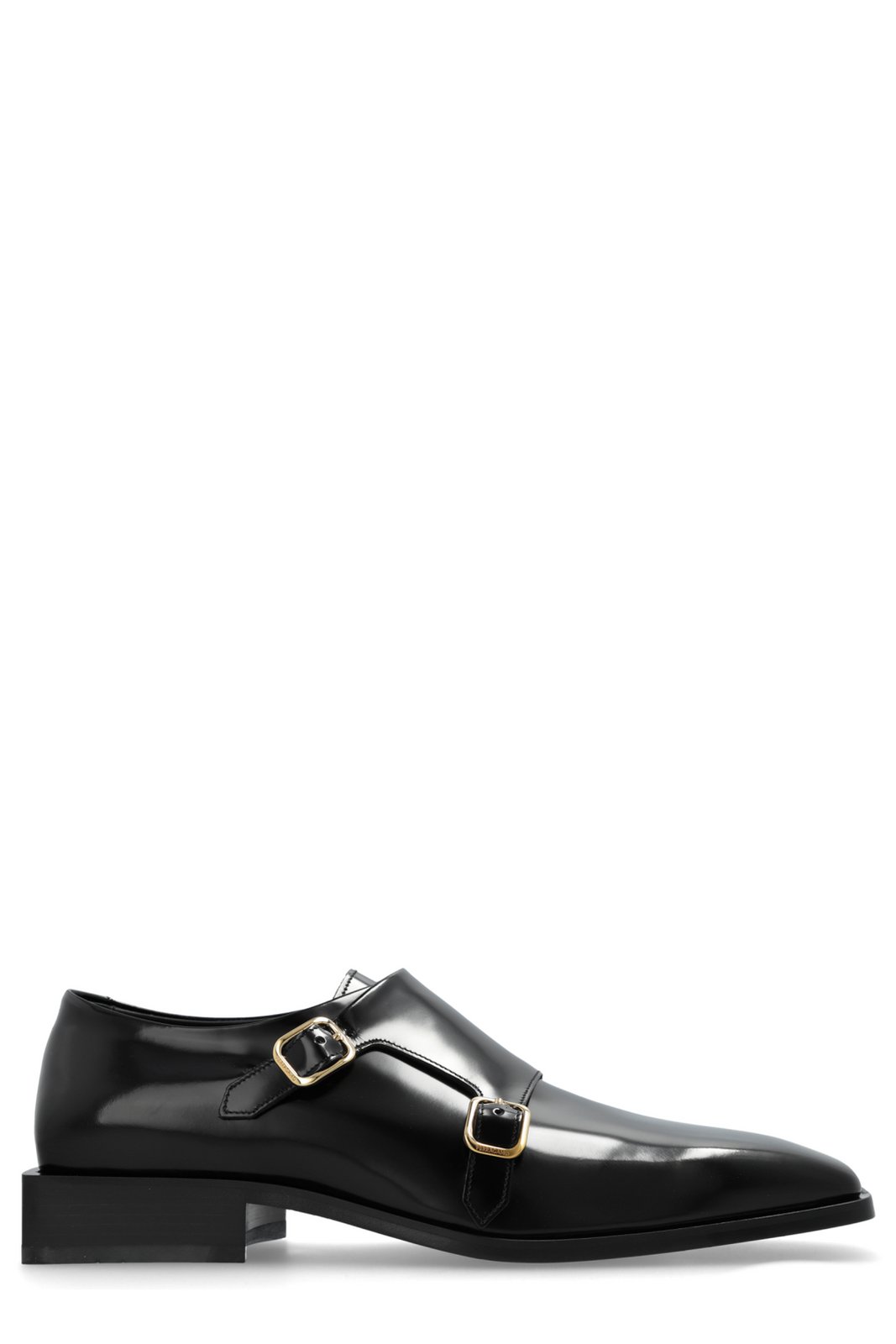 Ferragamo 黒 スクエアトゥ Salvatore Ferragamo サルヴァトーレフェラガモ ヴァラプレート