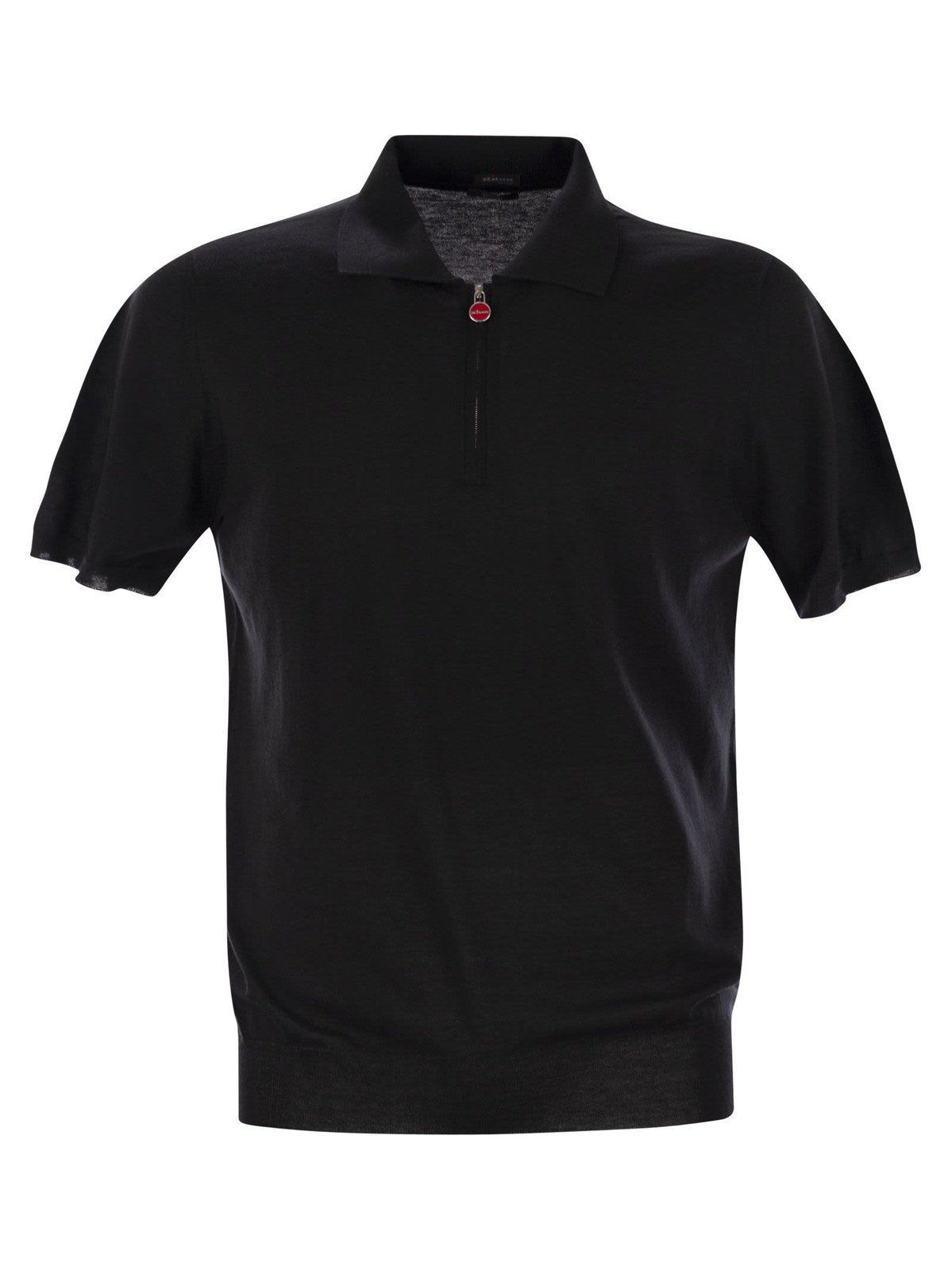 【送料&関税込】Kiton Short-sleeved Polo-zip Kiton Short-Sleeved Half-Zip Polo Shirt – Cettire