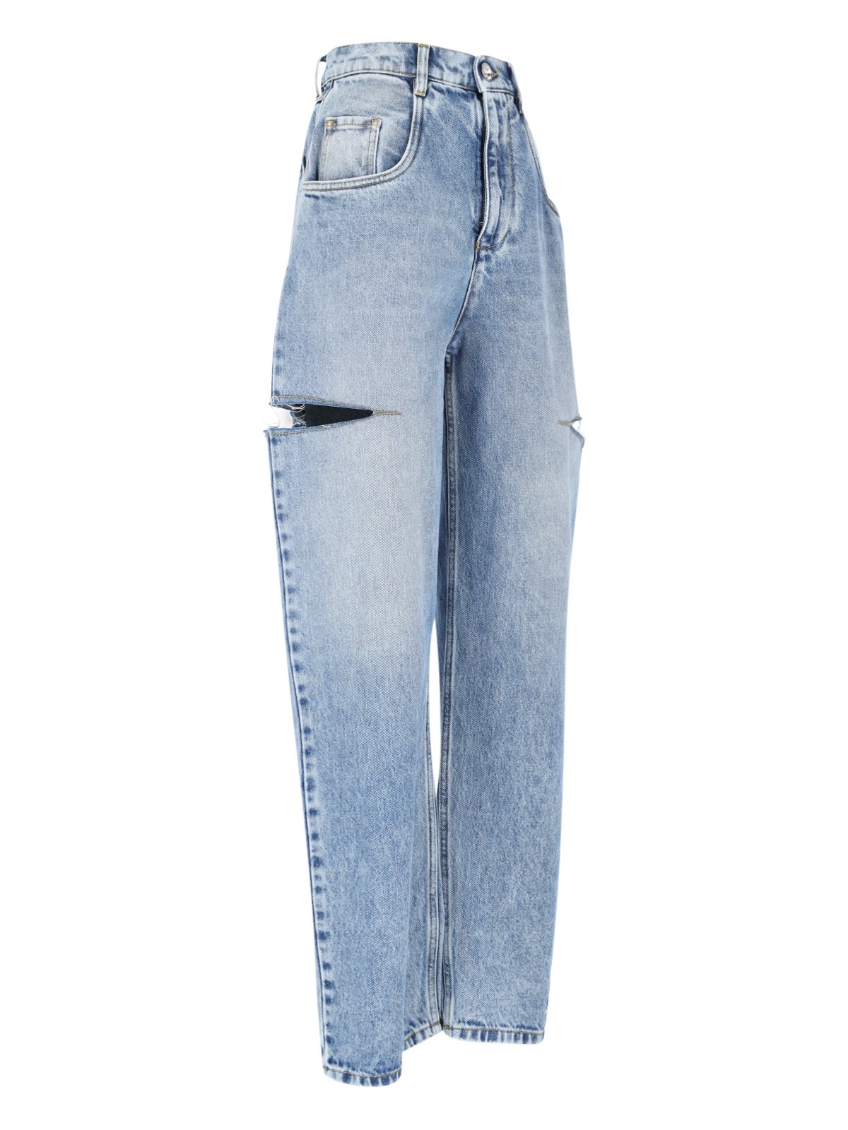Maison Margiela Cut-Out Detailed Jeans