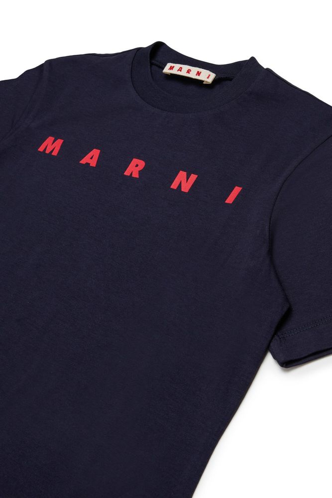Marni Kids 로고 프린트 티셔츠
