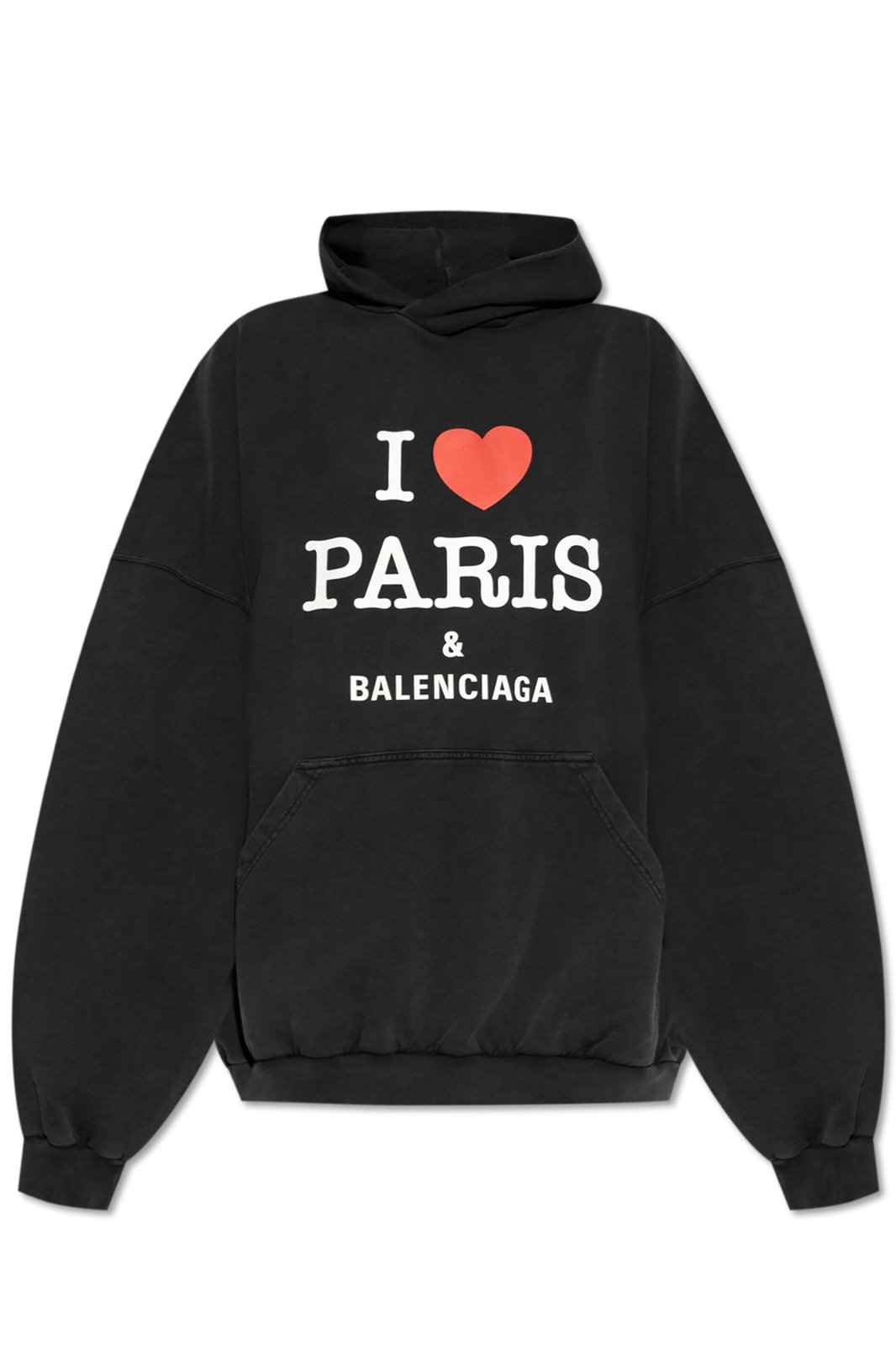 Balenciaga Logo Printed Hoodie