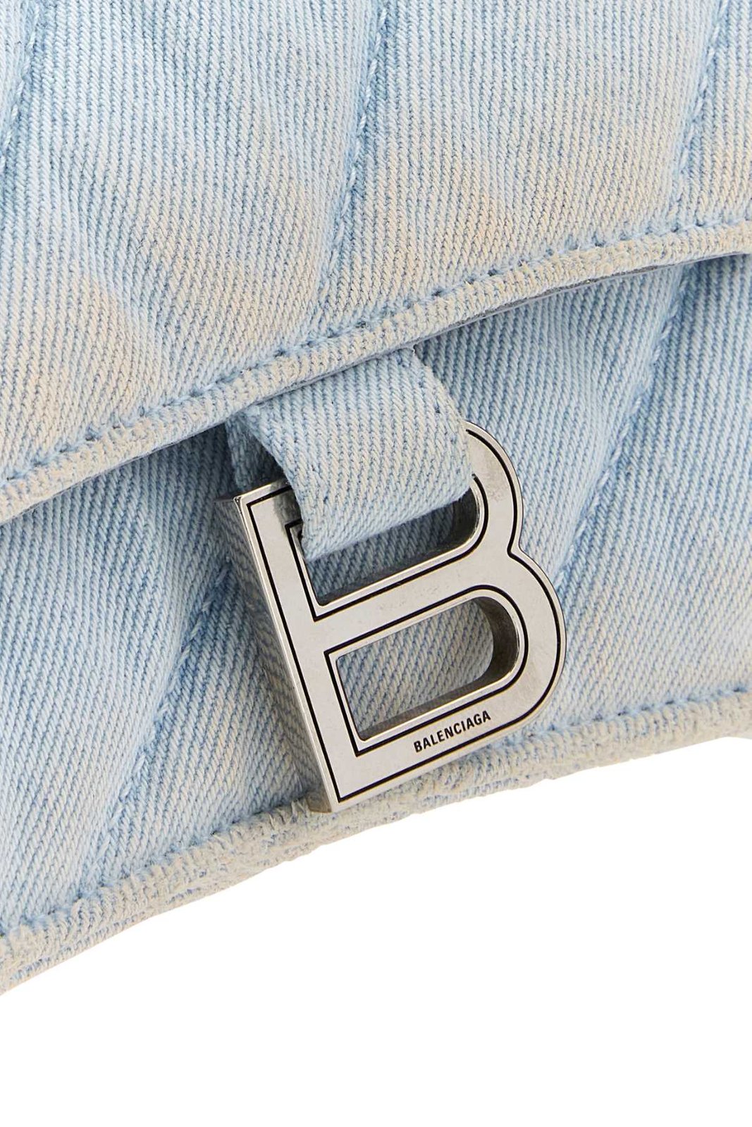 Balenciaga Denim Crush S Shoulder Bag