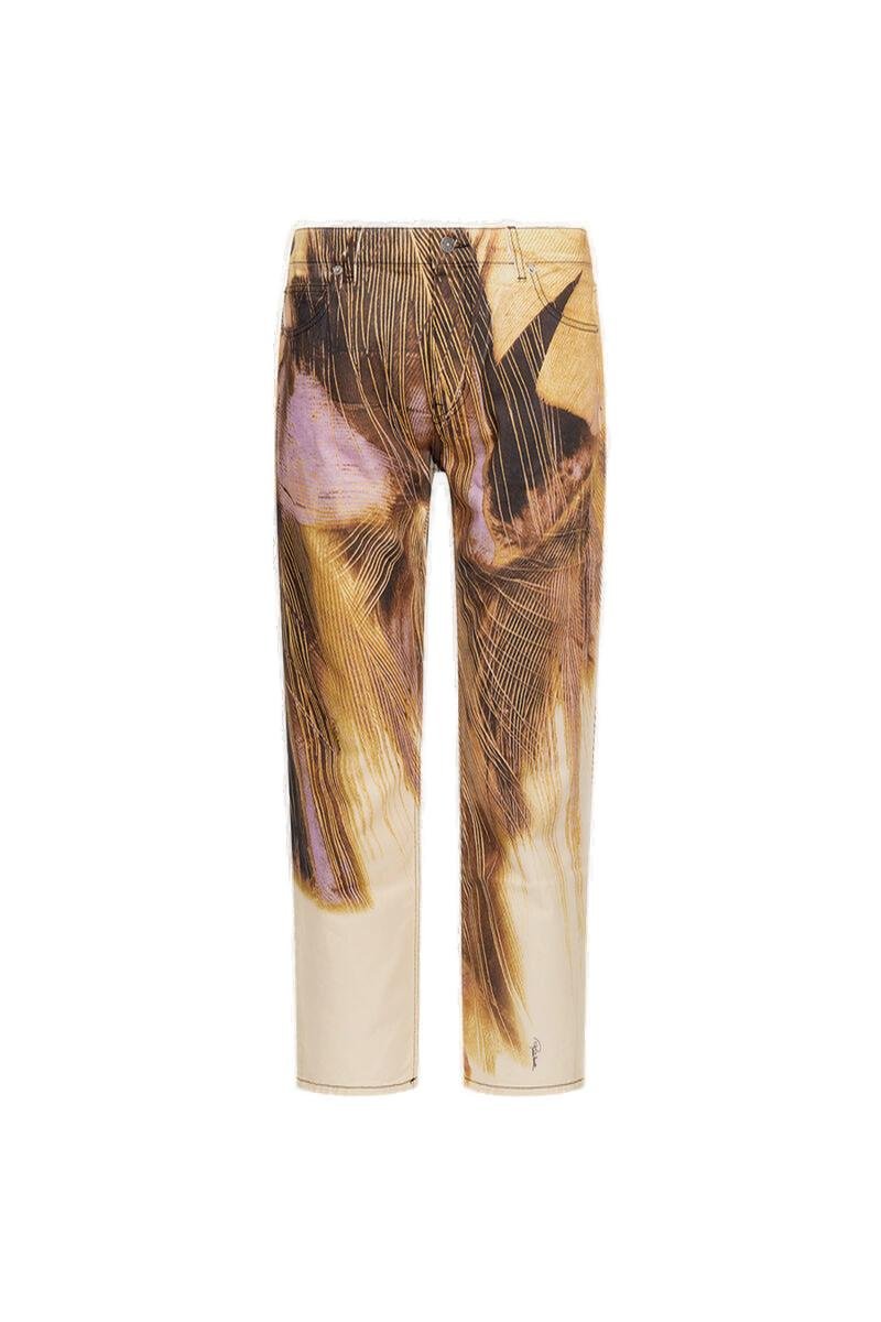 Roberto Cavalli Savage Print Jeans