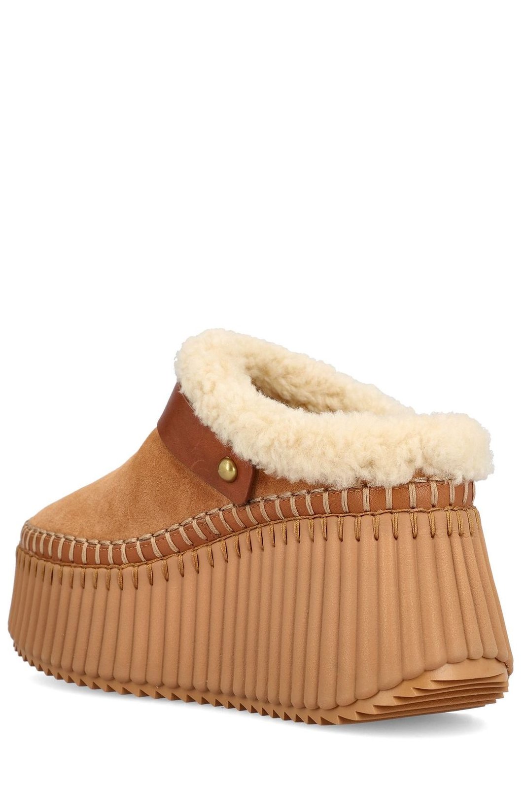 Chloé Nama Wedge Mules