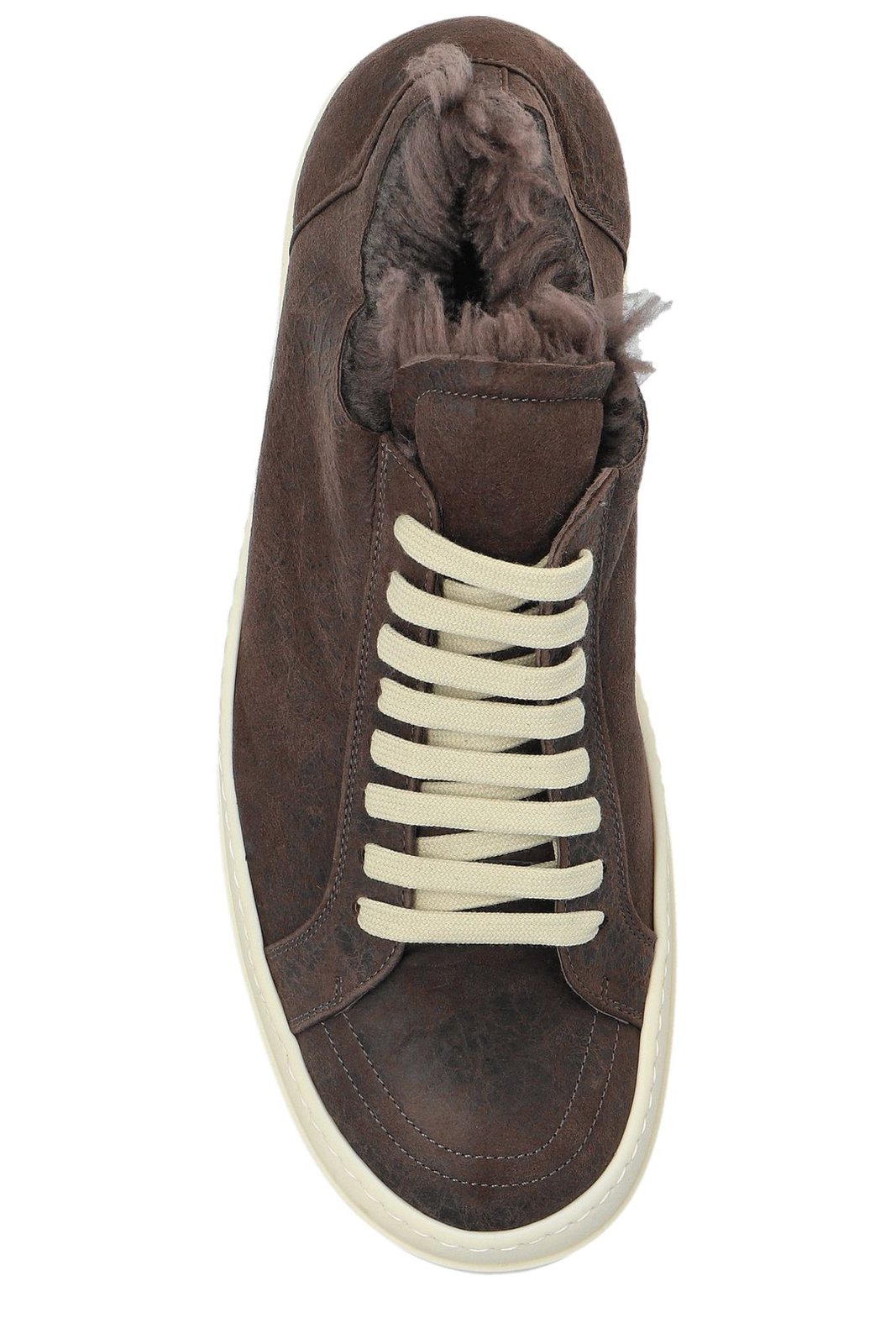 Rick Owens Minimal Vintage Lace-Up Sneakers
